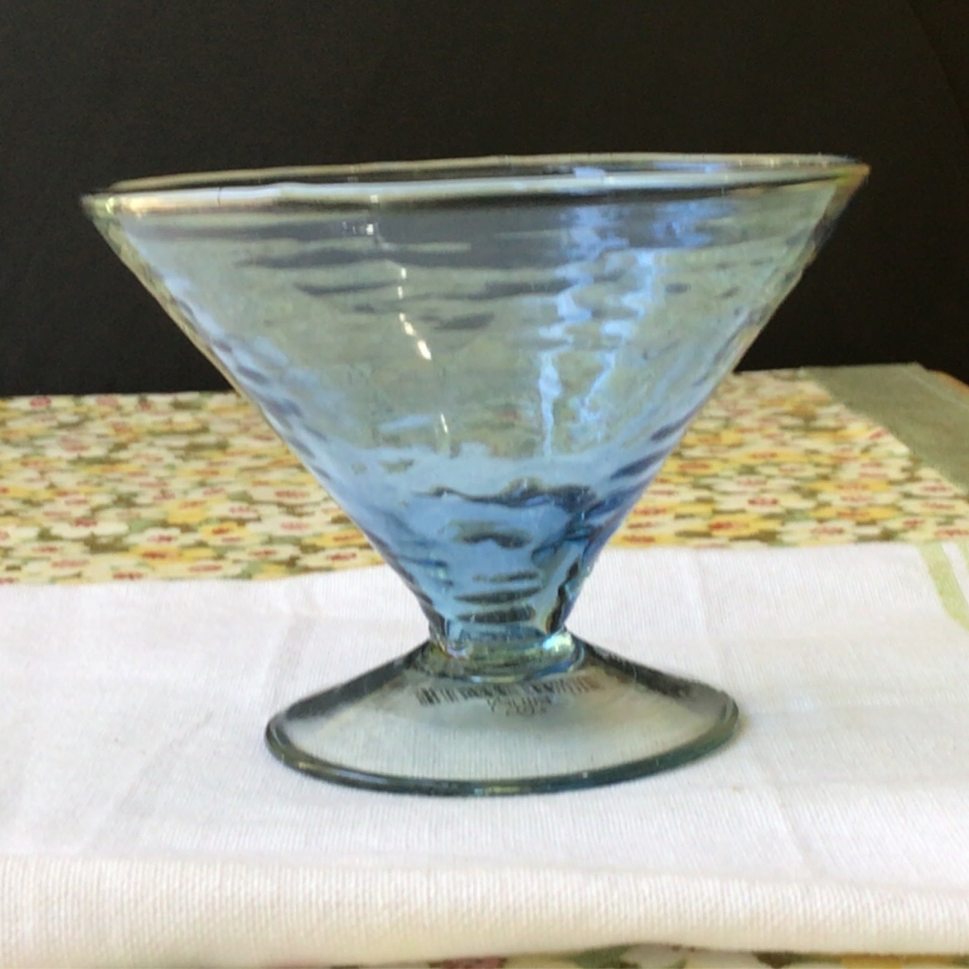 Vintage Stemless Martini glasses